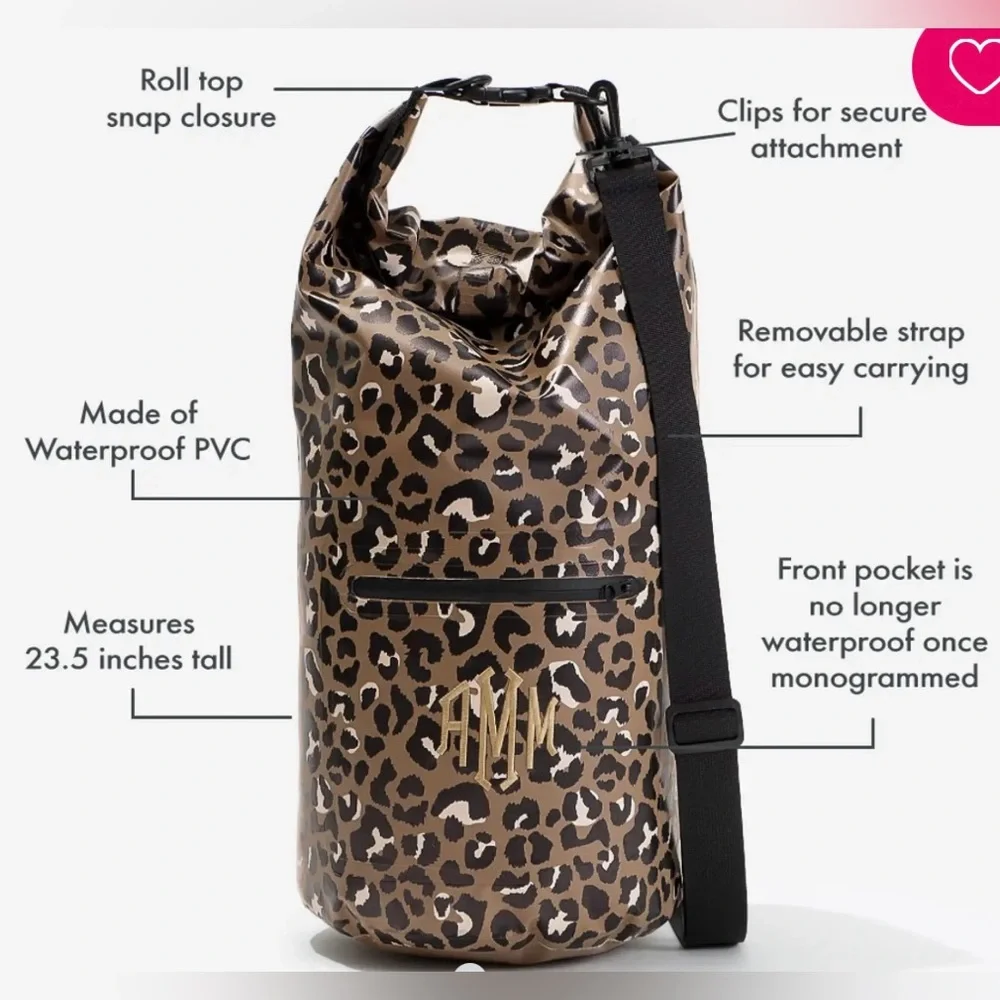 Leopard Print Waterproof PVC Beach Bag